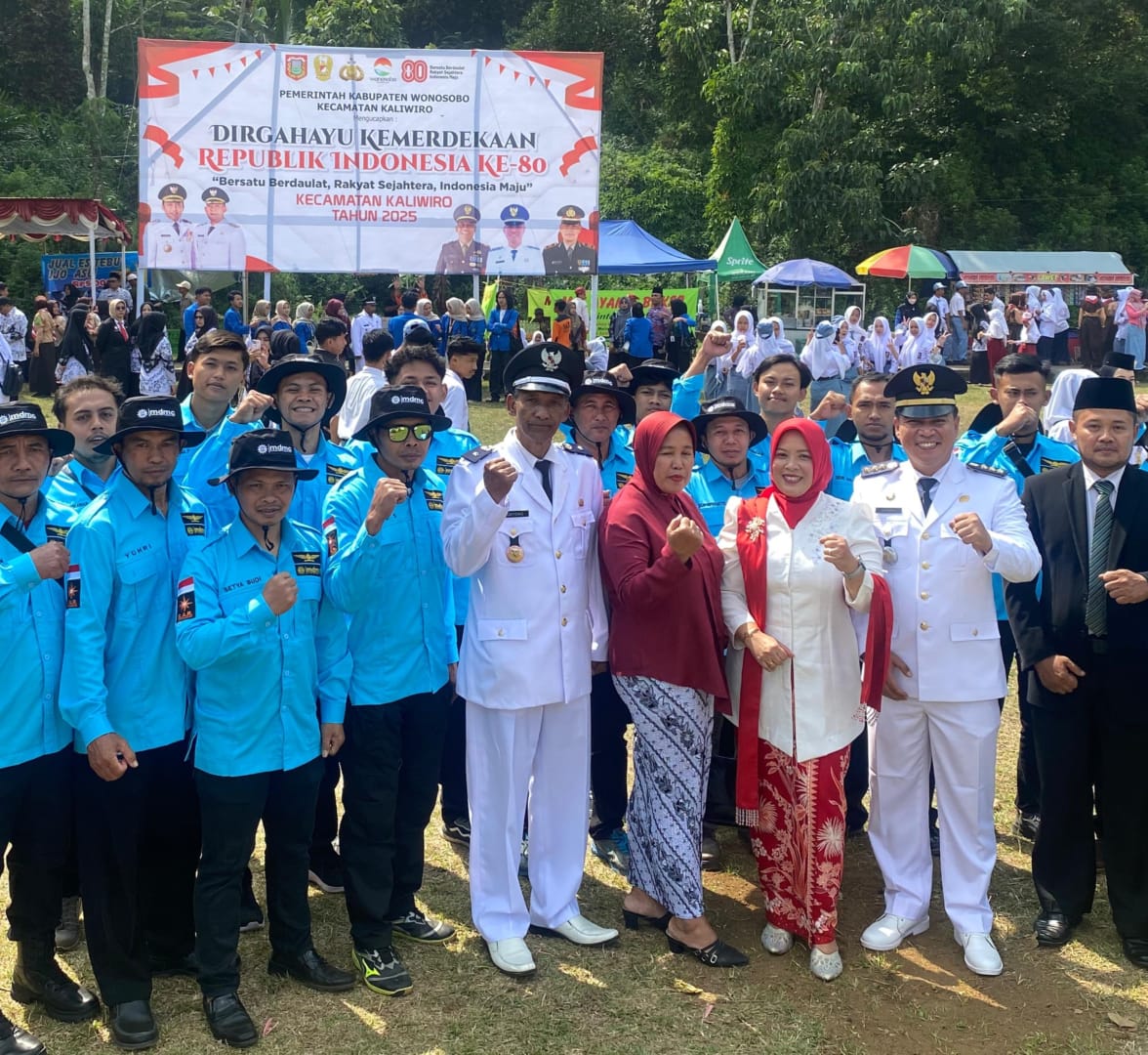DENGAN SEMANGAT PERJUANGAN MDMC KALIWIRO IKUTI UPACARA HUT RI KE 80 KEC. KALIWIRO