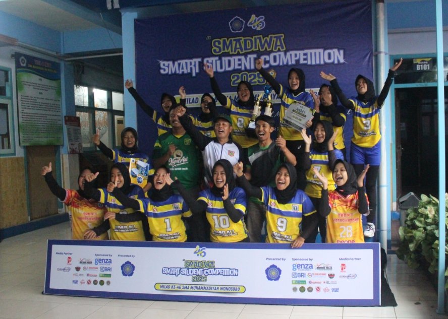 Ajang Voli Putri Smadiwa Smart Student Competition (S3C) 2025 Jadi Wadah Sportivitas Pelajar Wonosobo