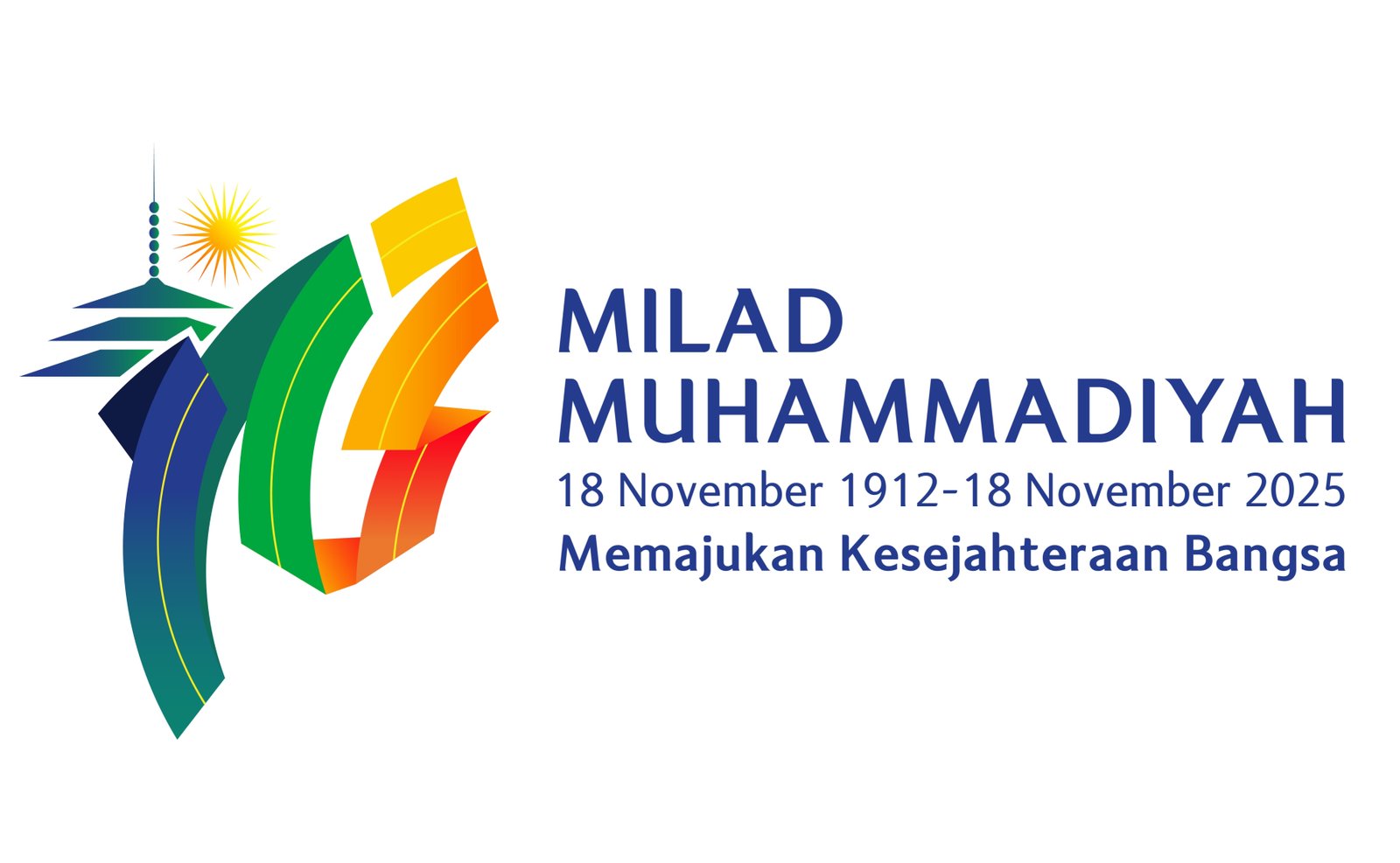 Makna, Filosofi dan Tema Logo Milad ke-113 Muhammadiyah