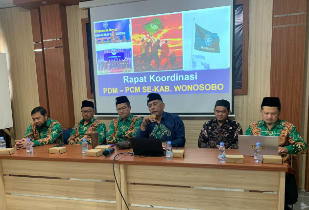 Konsolidasi Organisasi dan Persiapan Menyambut Milad Muhammadiyah ke 113, PDM Wonosobo adakan Rakor PCM se-Kabupaten Wonosobo 