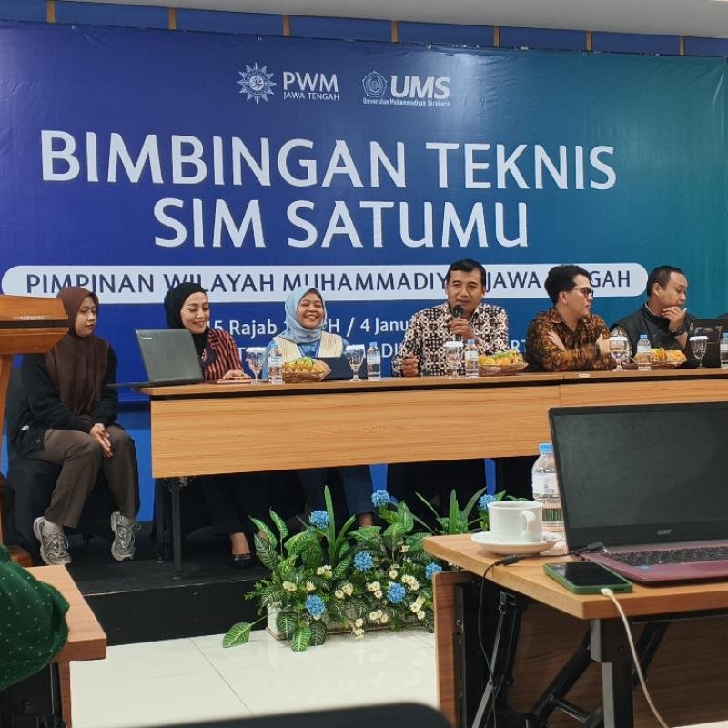 Bimtek SIM SatuMu PWM Jateng, Transformasi Digital Menuju Muhammadiyah Yang Maju Profesional dan Modern