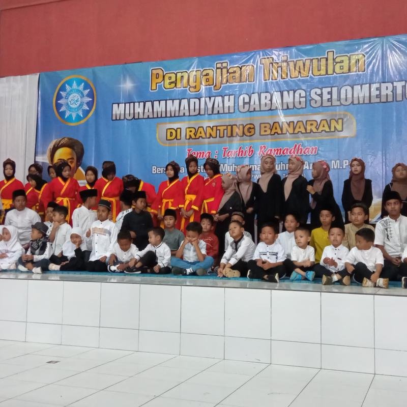 Sambut Ramadhan 1447 H, PCM Selomerto Gelar Pengajian Triwulan Hari Bermuhammadiyah di Banaran