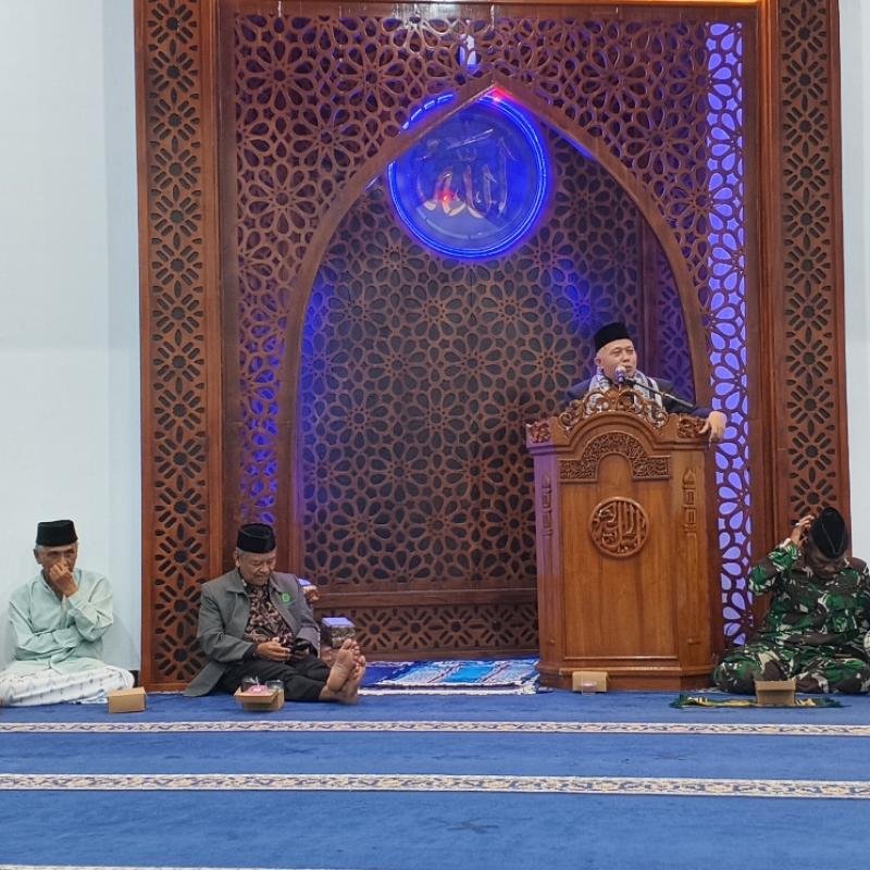 Perkuat Silaturahmi dan Syiar Ramadhan 1447 H, KUA Wonosobo Gelar Tarawih Bersama Forkopimcam dan Ormas Islam