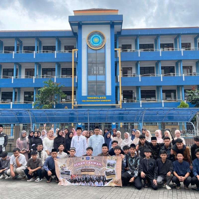 Santri Trenclass Smadiwa Diterjunkan Berdakwah, Siap Jadi Dai Muda Berkarakter dan Visioner