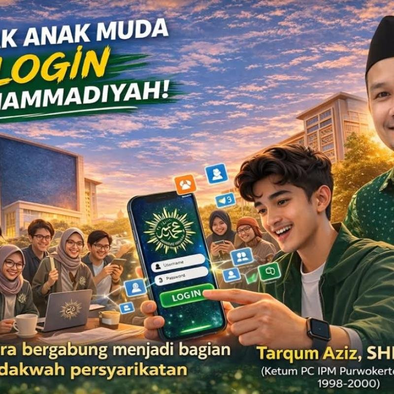 Banyak Anak Muda Login Muhammadiyah