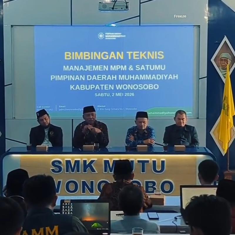 Percepat Digitalisasi Organisasi, PDM Wonosobo Gelar Bimtek Manajemen MPM dan SatuMu