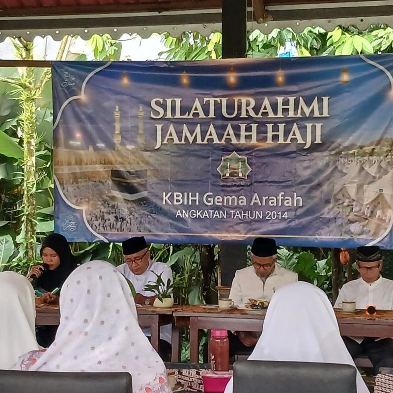 Silaturahmi Alumni Jamaah Haji Gema Arafah 2014, Ust. Mi’raj Mustajib Ajak Maksimalkan Ibadah di 10 Hari Awal Dzulhijjah
