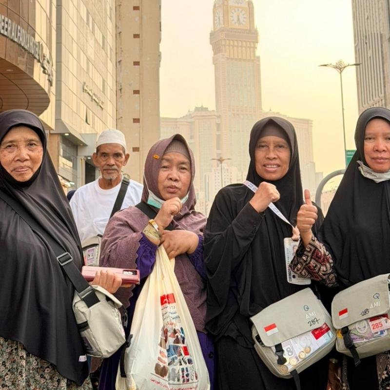 Pasar Kaget di Pelataran Hotel Serbu Jamaah Haji Indonesia, Jadi Obat Rindu Kuliner Nusantara