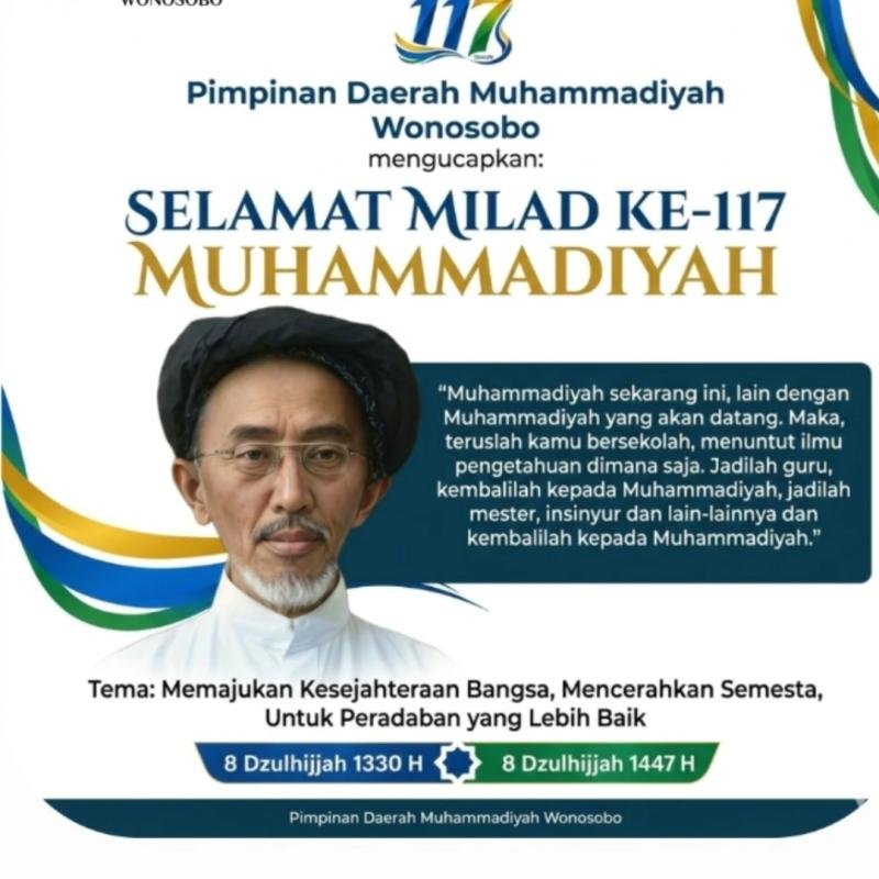 Menggemakan Pesan KH. Ahmad Dahlan, PDM Wonosobo Siap Semarakkan Milad ke-117 Muhammadiyah