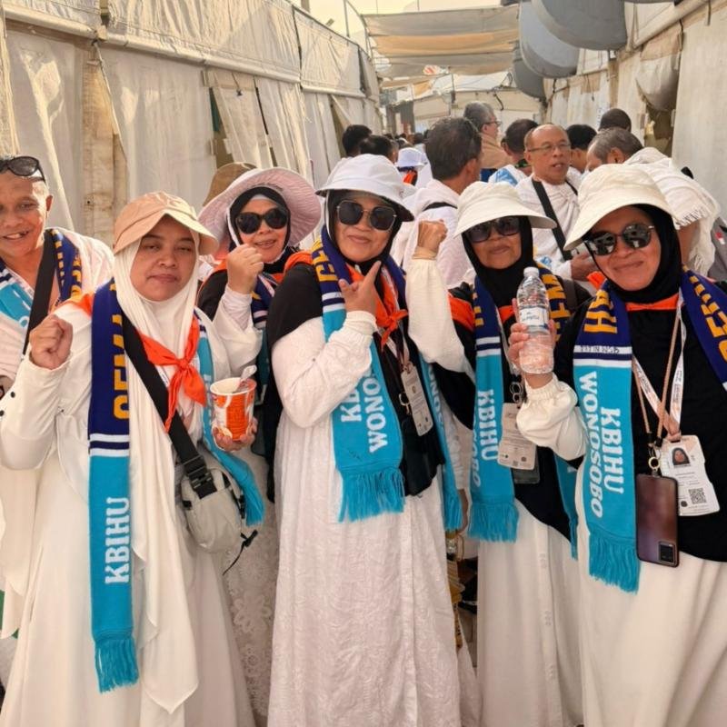 Tiba di Mina, KBIHU Gema Arafah Wonosobo Bagi Jemaah Jadi Tiga Skema Lontar Jumrah