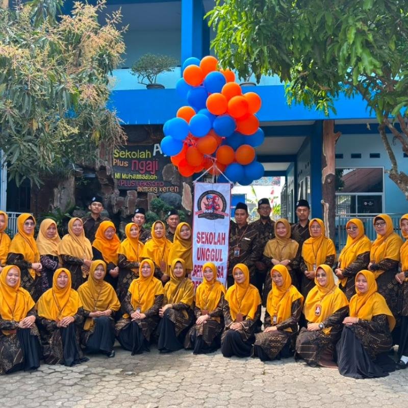 Resmikan Sekolah Bernuansa Pesantren, MI Muhammadiyah Plus Leksono Usung Slogan Baru : "Ngaji Ceria, Prestasi Juara, Santri Mendunia"