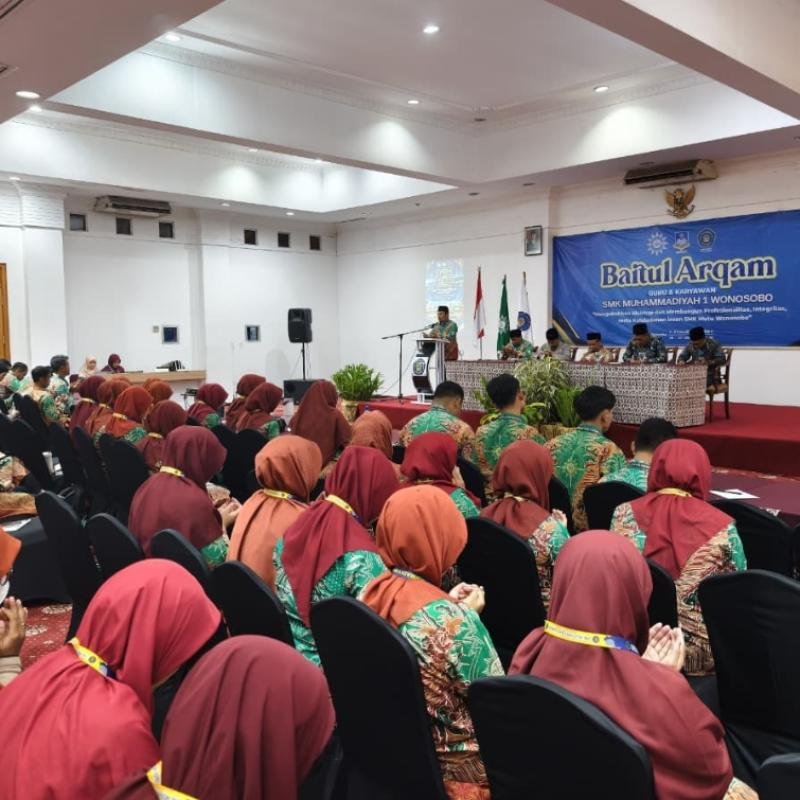Kokohkan Ideologi Kader, SMK Mutu Wonosobo Gelar Baitul Arqam Guru dan Karyawan 