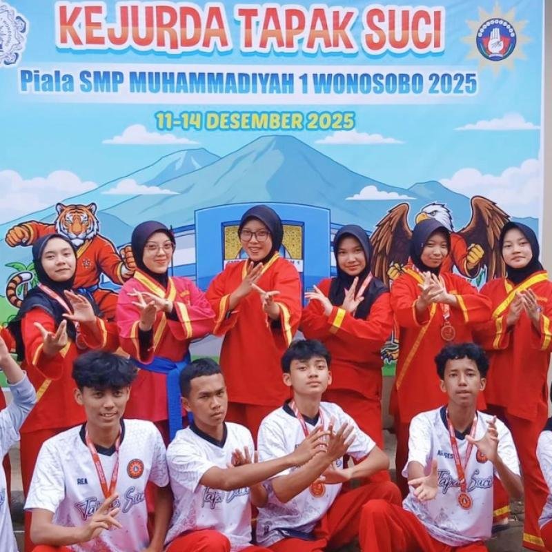 Atlet Tapak Suci SMK Mutu Wonosobo, Raih Prestasi Membanggakan dalam Ajang Kejurda Tapak Suci/Pra POPDA Pencak Silat Kab. Wonosobo