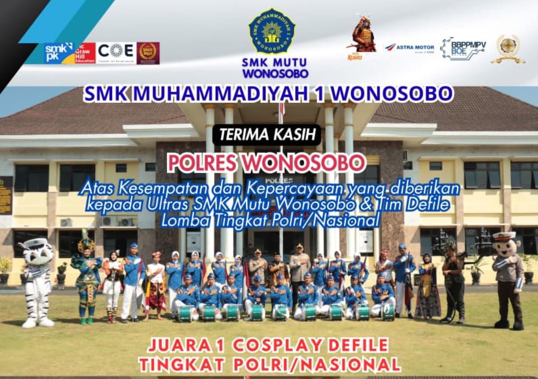 SMK Muhammadiyah 1 Wonosobo Sabet Juara 1 Cosplay Defile E-Sport Kapolri Cup 2026 - Gambar 4