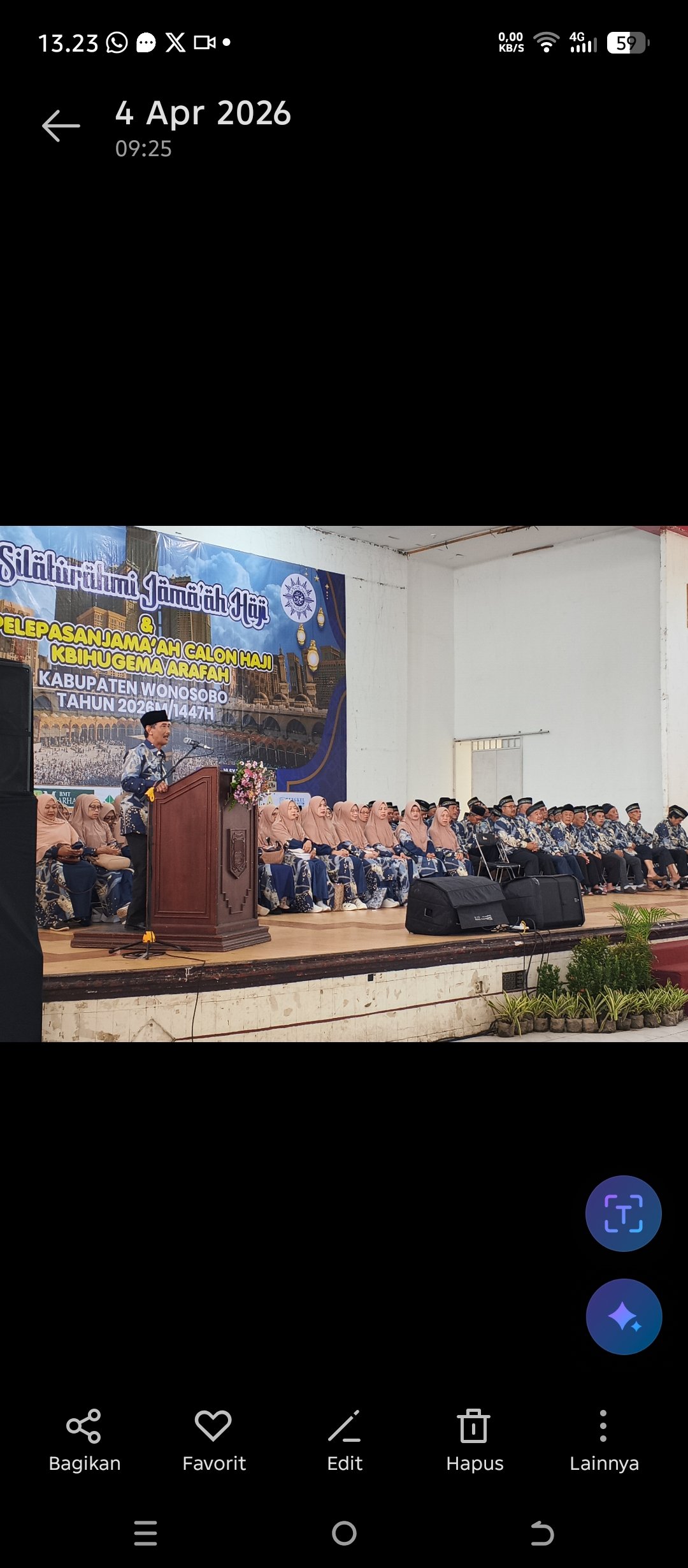 Ribuan Jamaah Hadir Dalam Silaturahmi Jamaah Haji dan Pelepasan Calon Jamaah Haji KBIHU Gema Arofah Tahun 2026 - Gambar 5