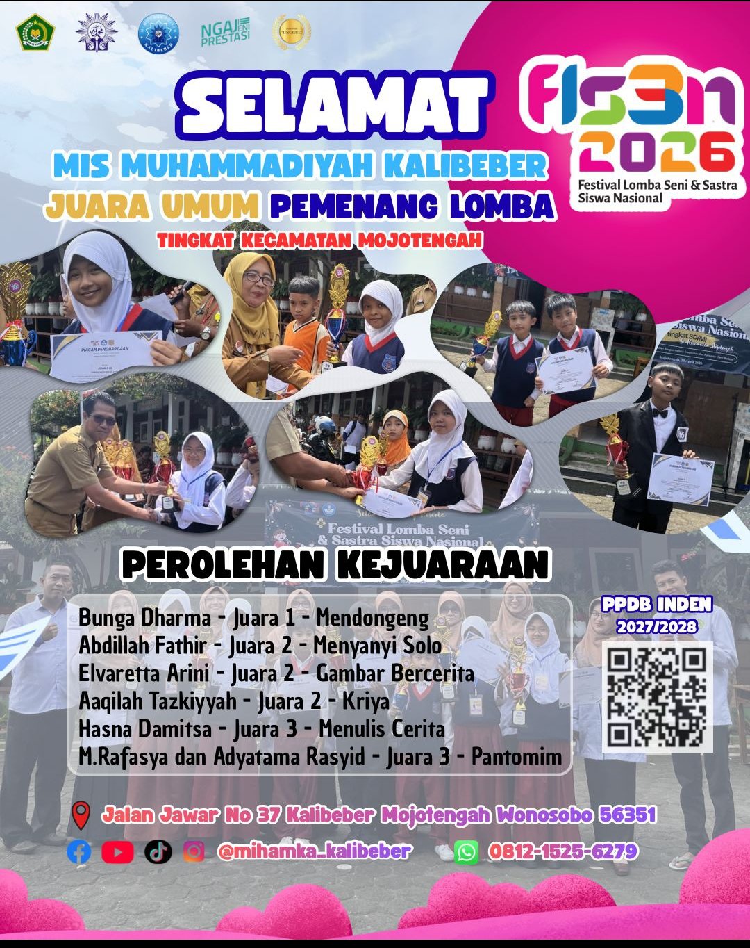 Konsistensi Tradisi Juara, MI Muhammadiyah Kalibeber (HAMKA) Pertahankan Gelar Umum FLS3N di Tengah Fokus Pembangunan Kampus II - Gambar 6