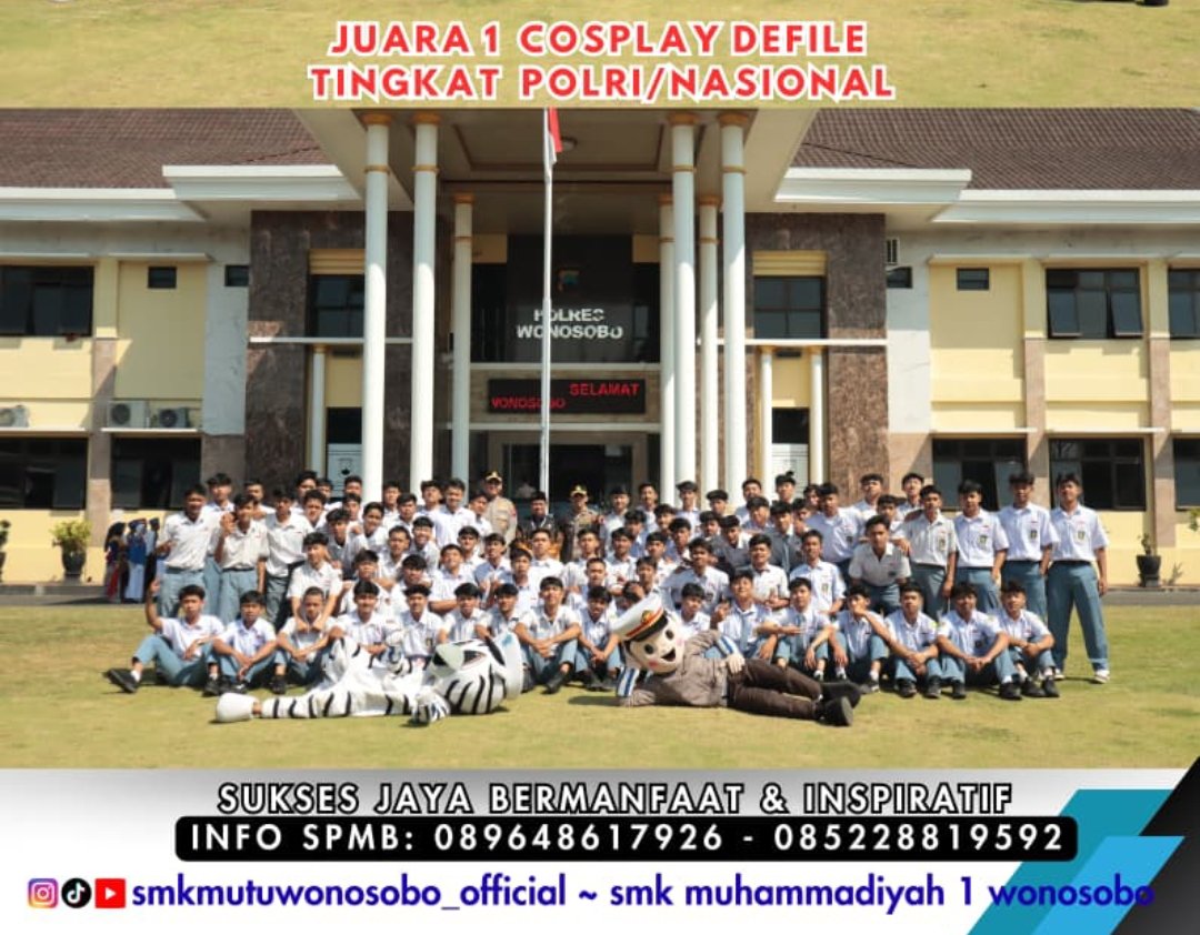 SMK Muhammadiyah 1 Wonosobo Sabet Juara 1 Cosplay Defile E-Sport Kapolri Cup 2026 - Gambar 5