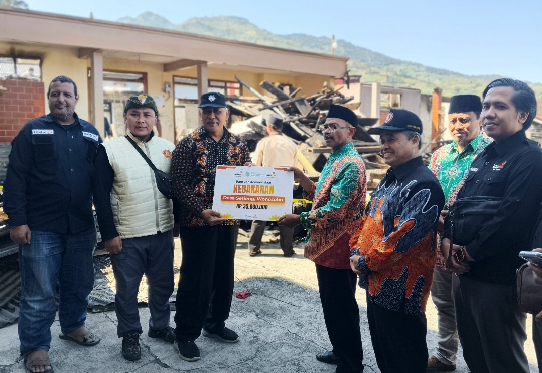 Tinjau Kebakaran di Tieng Kejajar, PWM Jawa Tengah Salurkan Bantuan Rp35 Juta untuk Korban Bencana - Gambar 4
