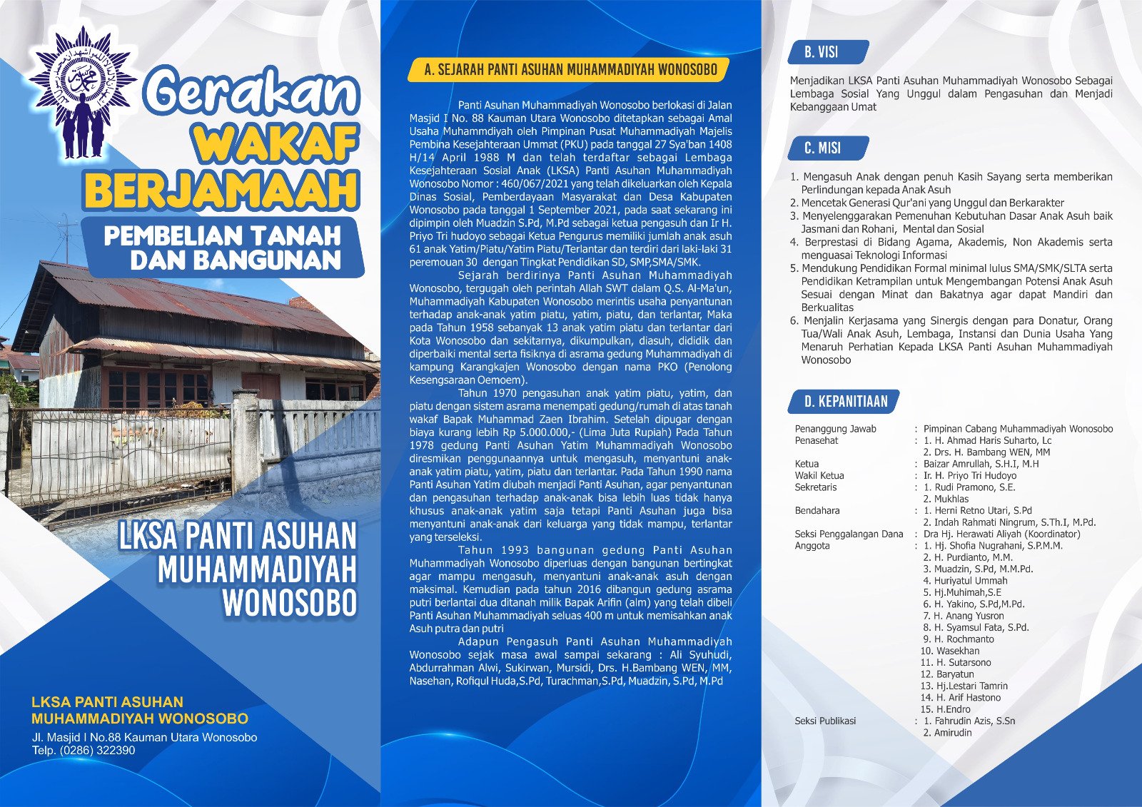 GERAKAN INFAQ/WAKAF BERJAMAAH PANTI ASUHAN MUHAMMADIYAH WONOSOBO - Gambar 3