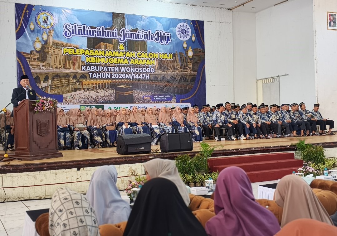 Ribuan Jamaah Hadir Dalam Silaturahmi Jamaah Haji dan Pelepasan Calon Jamaah Haji KBIHU Gema Arofah Tahun 2026 - Gambar 1