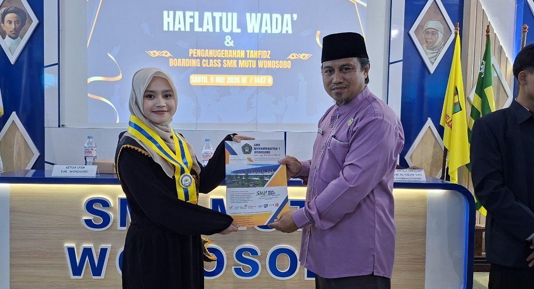 Haflatul Wada SMK Mutu Wonosobo 2026 : Apresiasi Prestasi Tahfidz dan Karakter Santri  - Gambar 6