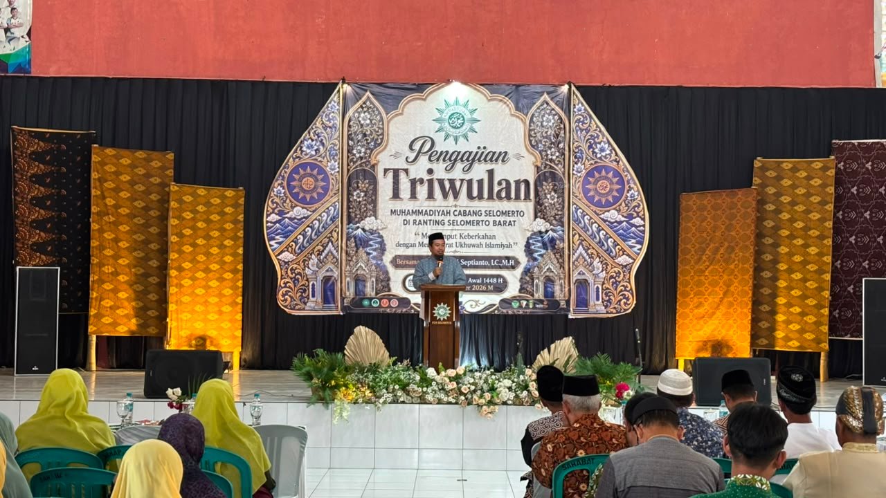 Pengajian Triwulan PCM Selomerto Hadirkan 1.000 Jemaah, Bahas Ukhuwah hingga Angka Anak Putus Sekolah - Gambar 1