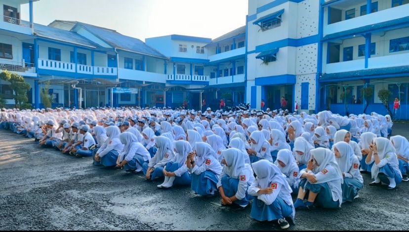 Apel Pagi SMK Mutu Wonosobo : Tadarus, Disiplin, Sosialisasi ASAT dan Bangun Semangat Prestasi Siswa - Gambar 6